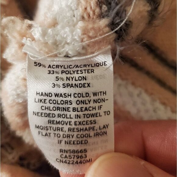 Caslon Fair Isle Convertible Cowl Neck Sweater - Picture 12 of 12